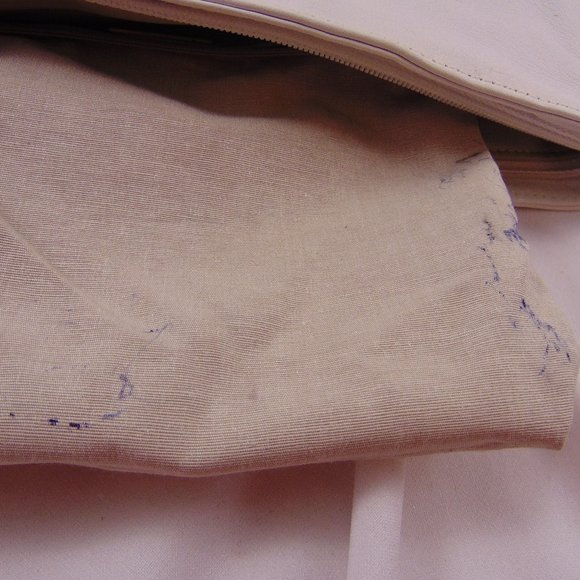 I. Magnin Design Studio White Leather w/Gold Stars Crossbody Bag - Picture 13 of 16